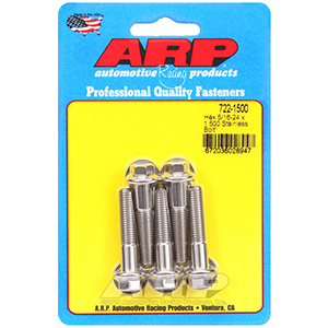 ARP 722-1500 5/16-24 x 1.500 hex SS bolts