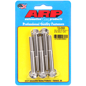 ARP 722-2500 5/16-24 x 2.500 hex SS bolts
