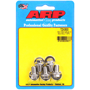 ARP 723-0500 3/8-24 x .500 hex SS bolts