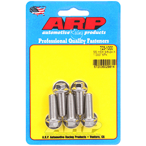 ARP 723-1000 3/8-24 x 1.000 hex SS bolts