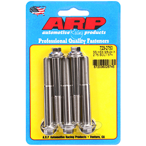 ARP 723-2750 3/8-24 x 2.750 hex SS bolts
