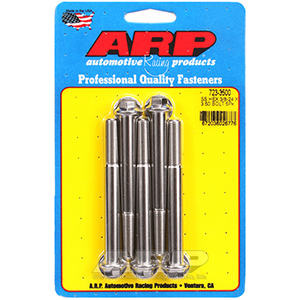 ARP 723-3500 3/8-24 x 3.500 hex SS bolts