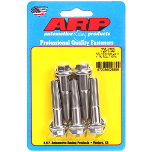 ARP 725-1750 3/8-24 x 1.750 hex 7/16 wrenching SS bolts