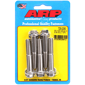 ARP 725-2250 3/8-24 x 2.250 hex 7/16 wrenching SS bolts