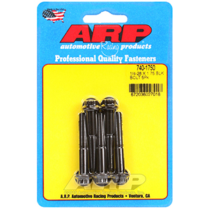 ARP 740-1750 1/4-28 x 1.750 12pt black oxide bolts