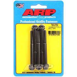 ARP 740-2750 1/4-28 x 2.750 12pt black oxide bolts