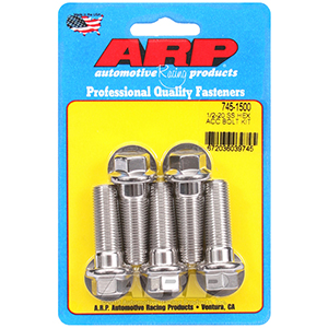 ARP 745-1500 1/2-20 x 1.500 hex SS bolts