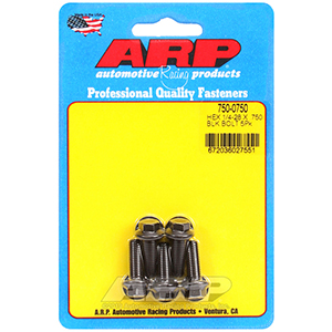 ARP 750-0750 1/4-28 x .750 hex black oxide bolts