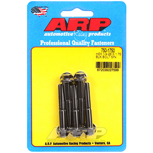 ARP 750-1750 1/4-28 x 1.750 hex black oxide bolts