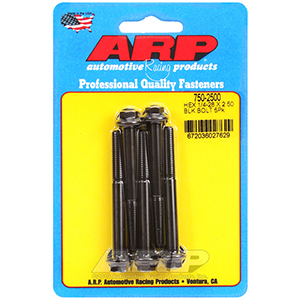 ARP 750-2500 1/4-28 x 2.500 hex black oxide bolts