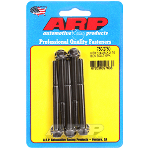 ARP 750-2750 1/4-28 x 2.750 hex black oxide bolts