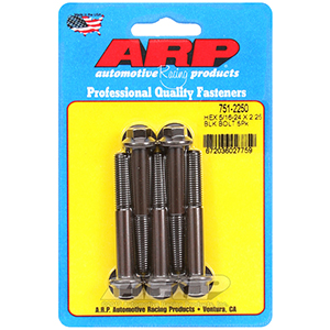 ARP 751-2250 5/16-24 x 2.250 hex black oxide bolts