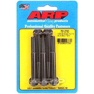 ARP 751-2750 5/16-24 x 2.750 hex black oxide bolts