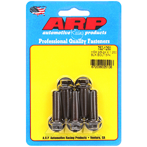 ARP 752-1250 3/8-24 x 1.250 hex black oxide bolts