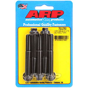 ARP 752-2750 3/8-24 x 2.750 hex black oxide bolts