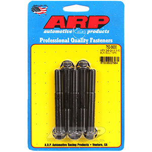 ARP 752-3000 3/8-24 x 3.000 hex black oxide bolts