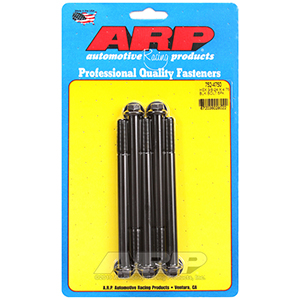 ARP 752-4750 3/8-24 x 4.750 hex black oxide bolts