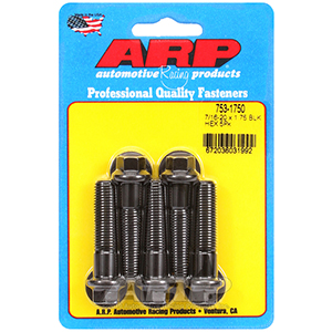 ARP 753-1750 7/16-20 x 1.750 hex black oxide bolts