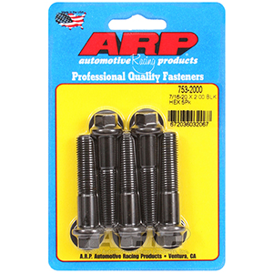ARP 753-2000 7/16-20 x 2.000 hex black oxide bolts