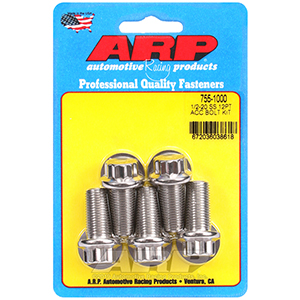 ARP 755-1000 1/2-20 x 1.000 12pt SS bolts