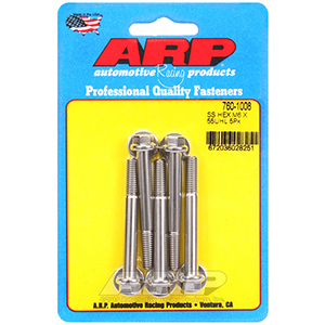 ARP 760-1008 M6 x 1.00 x 55 hex SS bolts