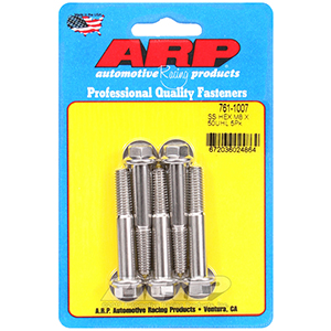 ARP 761-1007 M8 x 1.25 x 50 hex SS bolts