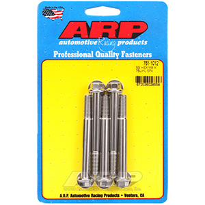 ARP 761-1012 M8 x 1.25 x 75 hex SS bolts
