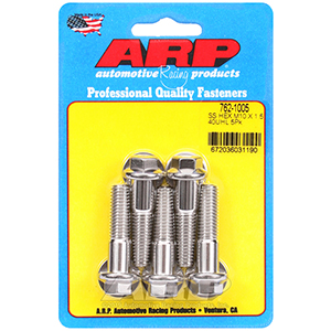 ARP 762-1005 M10 x 1.50 x 40 hex SS bolts