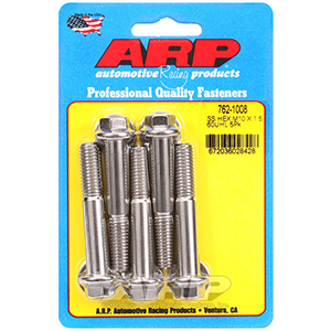 ARP 762-1008 M10 x 1.50 x 60  hex SS bolts