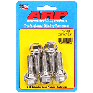 ARP 765-1003 M12 x 1.75 x 35 hex SS bolts