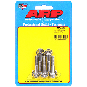 ARP 770-1003 M6 x 1.00 x 30 12pt SS bolts