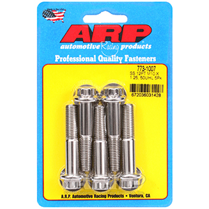 ARP 773-1007 M10 x 1.25 x 50 12pt SS bolts