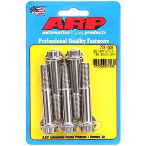 ARP 773-1008 M10 x 1.25 x 60  12pt SS bolts