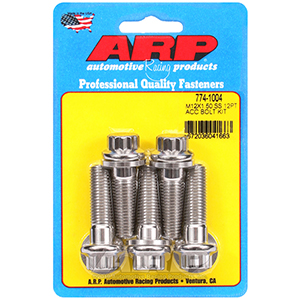 ARP 774-1004 M12 x 1.50 x 40 12pt SS bolts