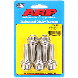 ARP 775-1003 M12 X 1.75 X 35 12pt SS bolts