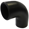 ATL Rubber Filler Elbow, Black 2-1/4 X 90 Degree