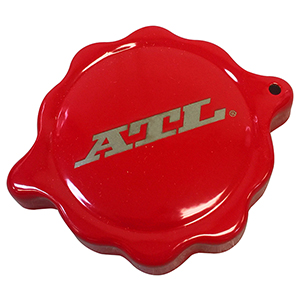 ATL Tf243 Fuel Cell Fill Cap - Screw-On, Steel, Red