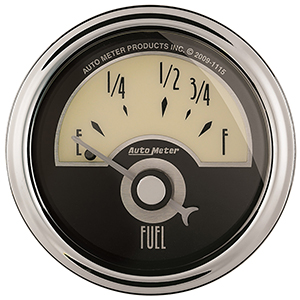 AutoMeter 1105 Cruiser AD Electric 2-1/16" Air-Core Fuel Level Gauge, 73-10 Ohms