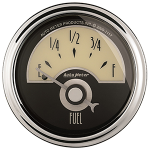AutoMeter 1107 Cruiser AD Electric 2-1/16" Air-Core Fuel Level Gauge, 240- 33 Ohms