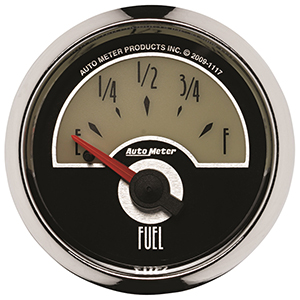 AutoMeter 1117 Cruiser Electric 2-1/16" Air-Core Fuel Level Gauge, 240-33 Ohms