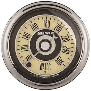 AutoMeter 1154 Cruiser AD Electric 2-1/16" Digital Stepper Motor Water Temperature Gauge, 100-260 f