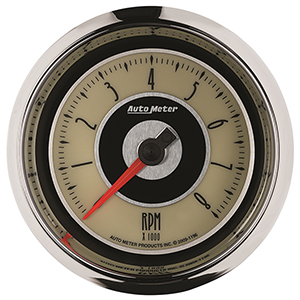 AutoMeter 1196 Cruiser Electric 3-3/8" Air-Core In-Dash Tachometer Gauge, 0-8,000  RPM