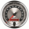 AutoMeter 1288-M American Muscle 3-3/8" Air-Core Speedometer Gauge, 0-260 KPH Electrical