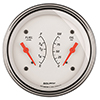 AutoMeter 1324 Arctic White 3-3/8" Air-Core Dual Gauge, 240-33 Ohms Electrical