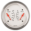 AutoMeter 1330 Arctic White 3-3/8" Air-Core Dual Gauge, 100-250 f / 8-18V Electrical