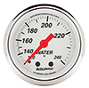AutoMeter 1332 Arctic White 2-1/16" Water Temperature Gauge, 120-240 f Mechanical