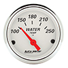 AutoMeter 1337 Arctic White 2-1/16" Air-Core Water Temperature Gauge, 100-250 f Electrical