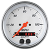 AutoMeter 1349 Arctic White 3-3/8" Air-Core GPS Speedometer Gauge, 0-120 MPH Electrical