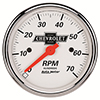 AutoMeter 1398-00408 Chevy Vintage Electric 3-1/8" Air-Core In-Dash Tachometer Gauge, 0-7,000  RPM
