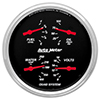 AutoMeter 1410 Designer Black Electric 5" Air-Core Quad Gauge, 100 PSI / 100-250 f / 8-18V / 240-33 Ohms